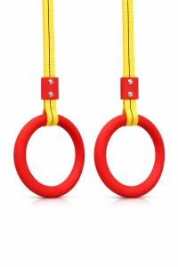 دار حلقه ژیمناستیک نوجوانان همراه با تسمه و اتصالات مخصوص 